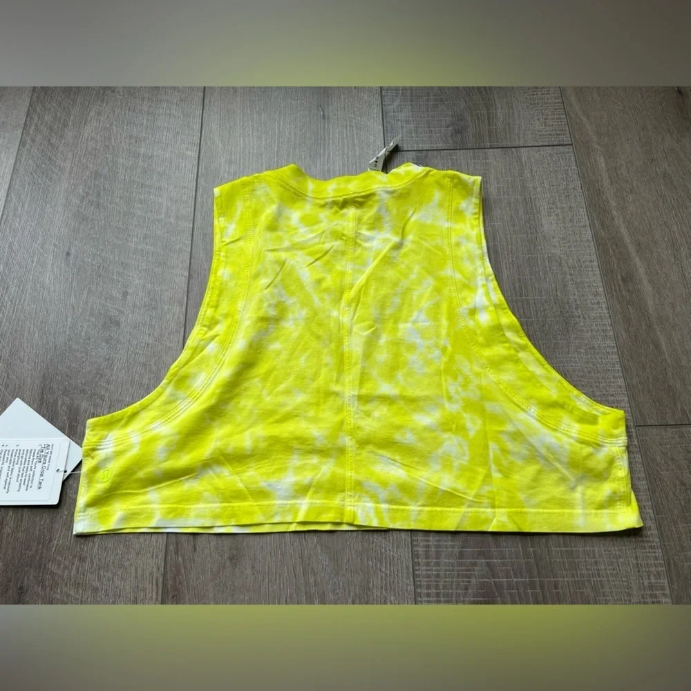 Lululemon All Yours Cropped Cotton Tank Top *Tie Dye